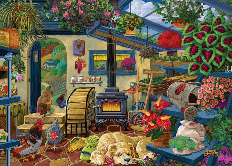 Mulic 500 Piece Puzzles for Adults The Range Free Bandits Licensed by Joseph Burgess Visit My Garden - Image 3