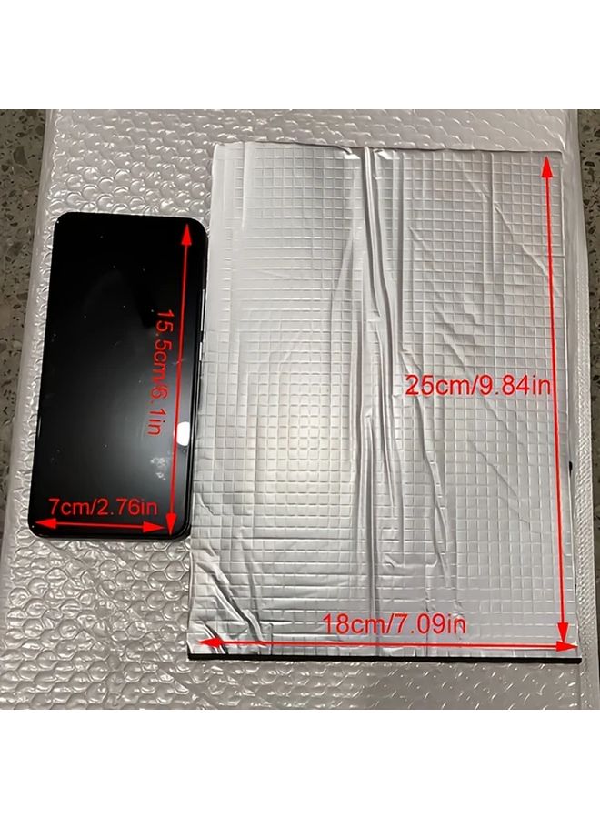 20pcs Car Sound Insulation Kit 5mm Thick For Doors Engine Hood And Drain Pipes - Image 3