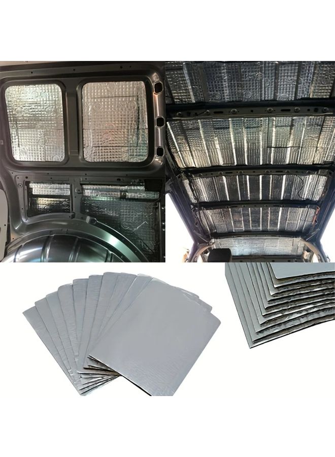 20pcs Car Sound Insulation Kit 5mm Thick For Doors Engine Hood And Drain Pipes - Image 1