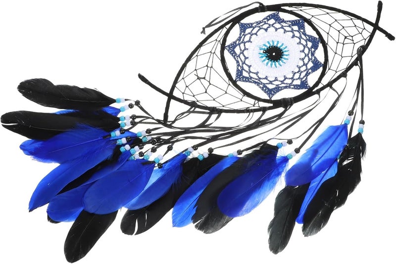 زينة جدارية على شكل صياد أحلام من نوع GALPADA Evil Eye Dreamcatcher، مناسبة لغرف النوم بأسلوب Boho السماوي - Image 1