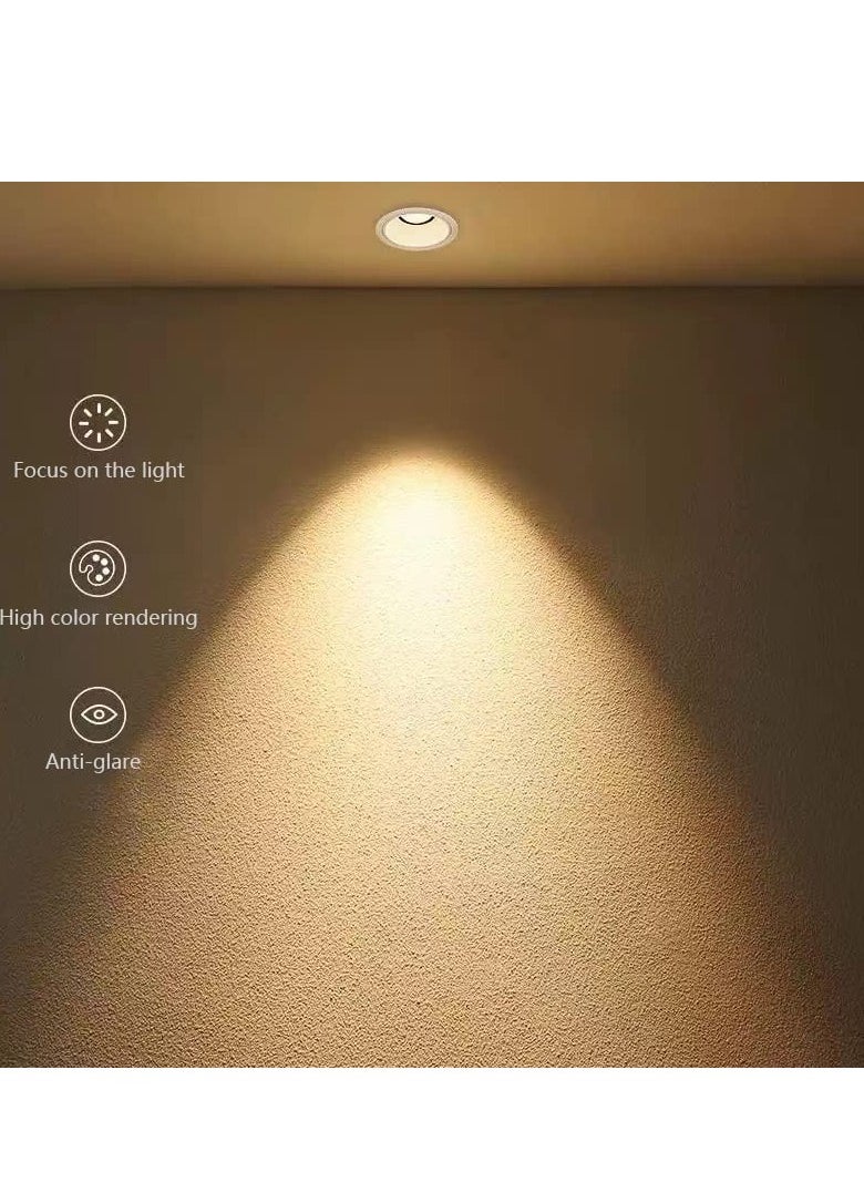 SYOSI - LED Bulbs Dimmable 5W 50W Equivalent 2700K Warm White 450 Lumens Standard Base 38° Beam Angle Pack of 4 - Image 1