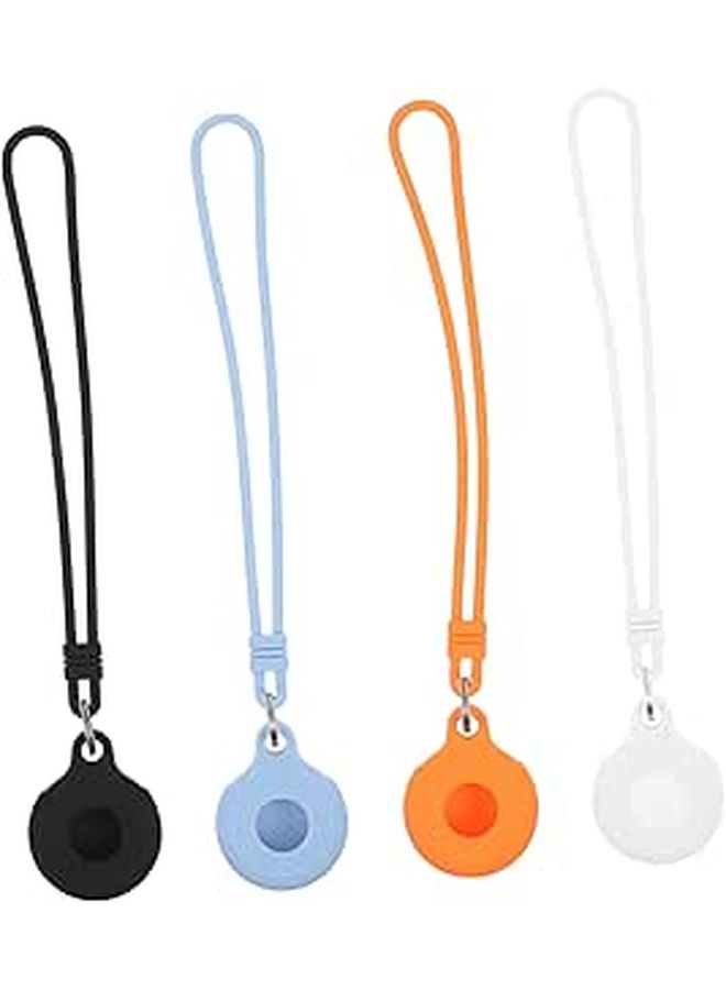 4 Pcs Buckle Sleeve Tracer Shell Protective for Pet Keys Bag Easy Attach Carry - Image 1