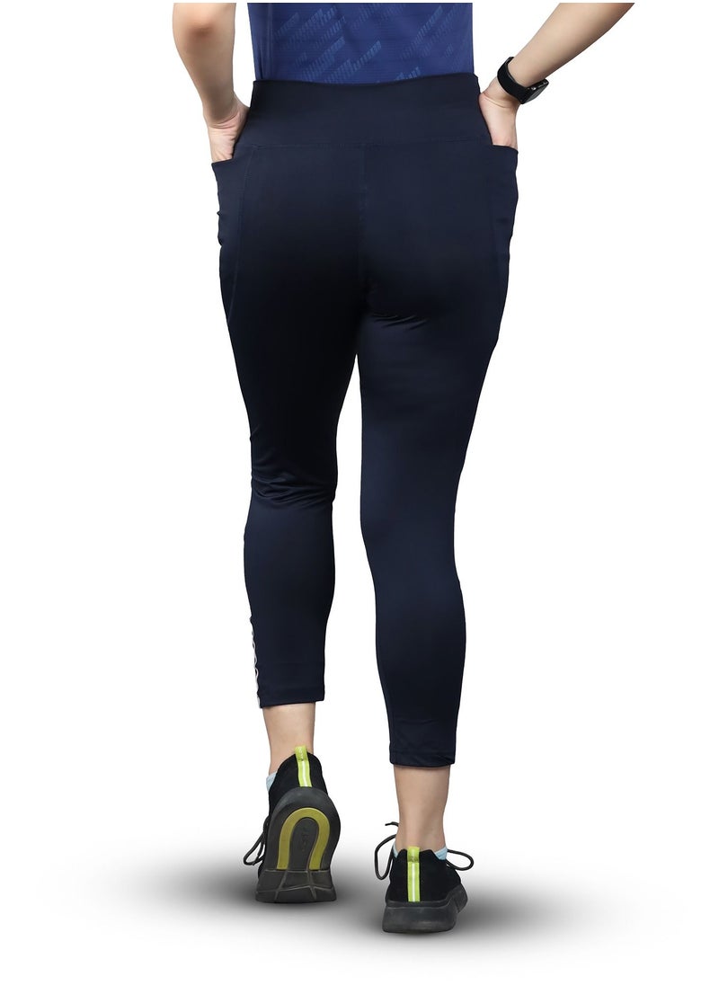 FLUSH - Flush Womens Yoga Pants with Pockets High Waisted 4 Ways Stretch Sports Workout Running Yoga Athletic Leggings - Image 1
