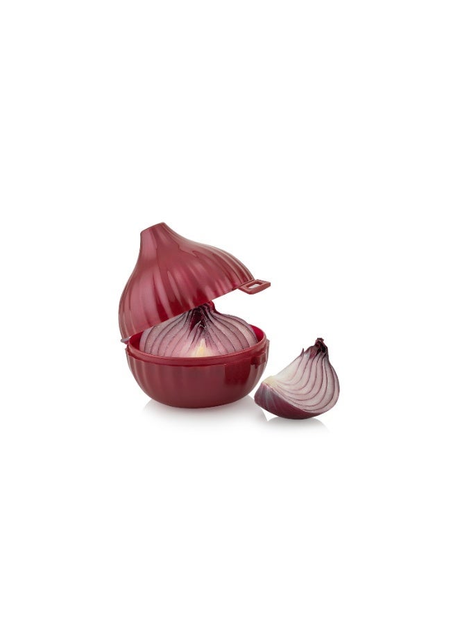 Juvale Onion-Shaped Plastic Onion Container, 95mm*90mm*100mm BPA Free, Dishwasher Safe - Image 1