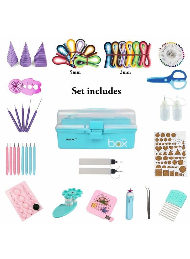 IMISNO (KIT-01) - Quilling Kits - Quilling Tools and Supplies,Paper Crimper,Quilling Paper - Image 2