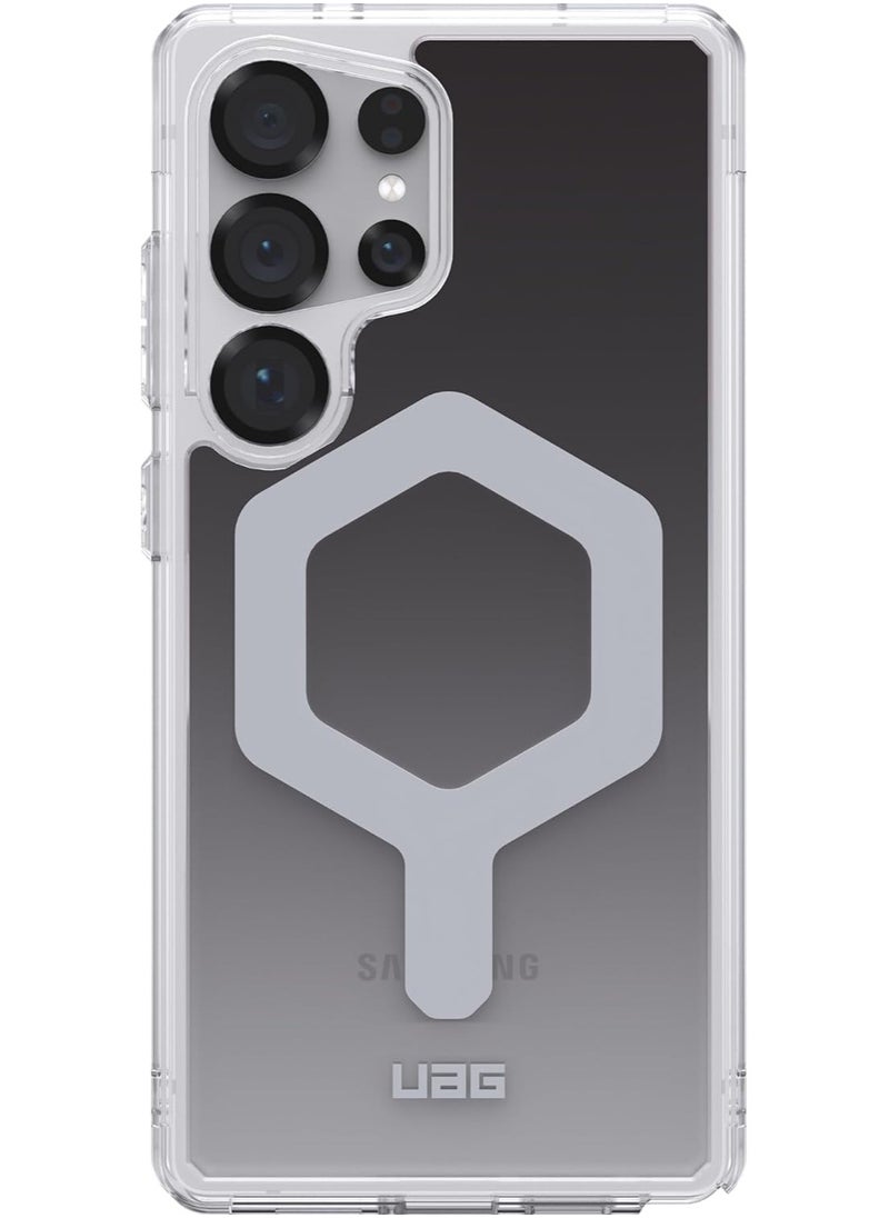 Urban Armor Gear - UAG Plyo MagSafe for Samsung Galaxy S25 ULTRA Case Cover [16 Feet Drop tested] - Black | Clear Ombre - Image 1