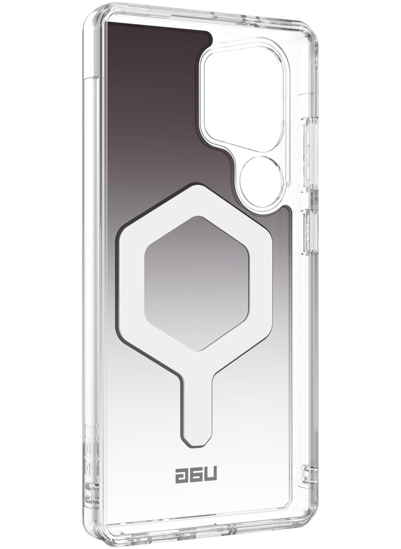Urban Armor Gear - UAG Plyo MagSafe for Samsung Galaxy S25 ULTRA Case Cover [16 Feet Drop tested] - Black | Clear Ombre - Image 1