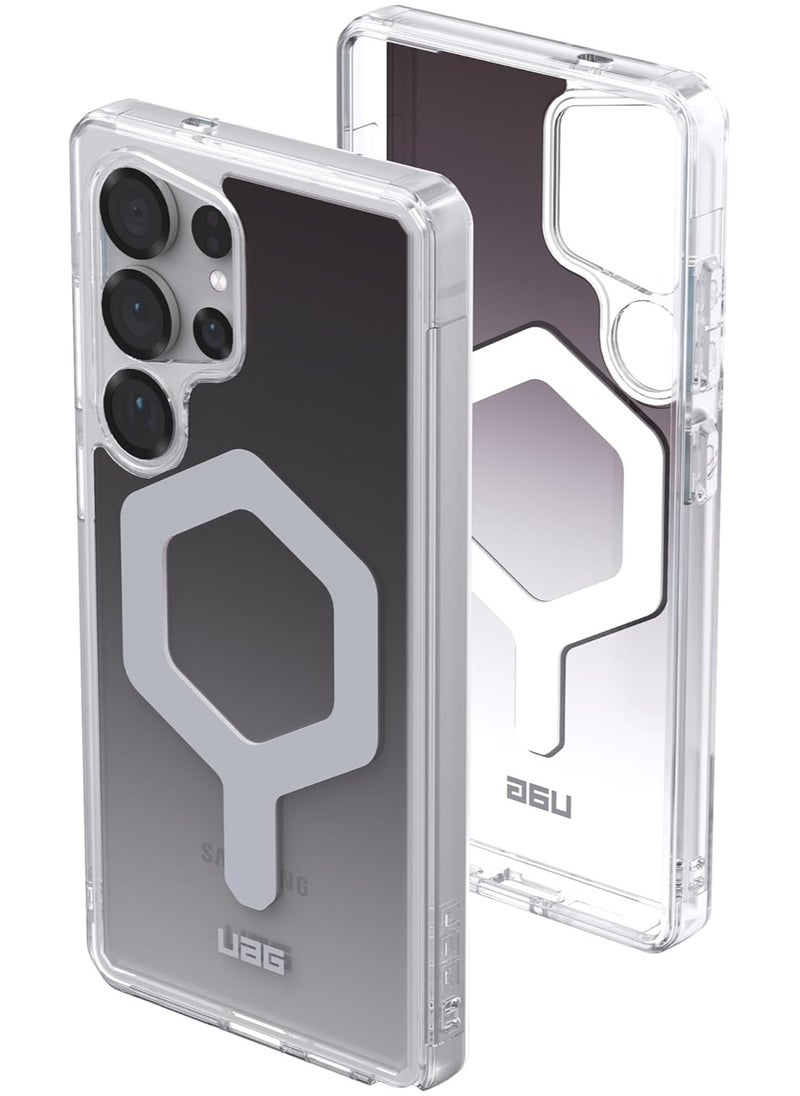 Urban Armor Gear - UAG Plyo MagSafe for Samsung Galaxy S25 ULTRA Case Cover [16 Feet Drop tested] - Black | Clear Ombre - Image 1