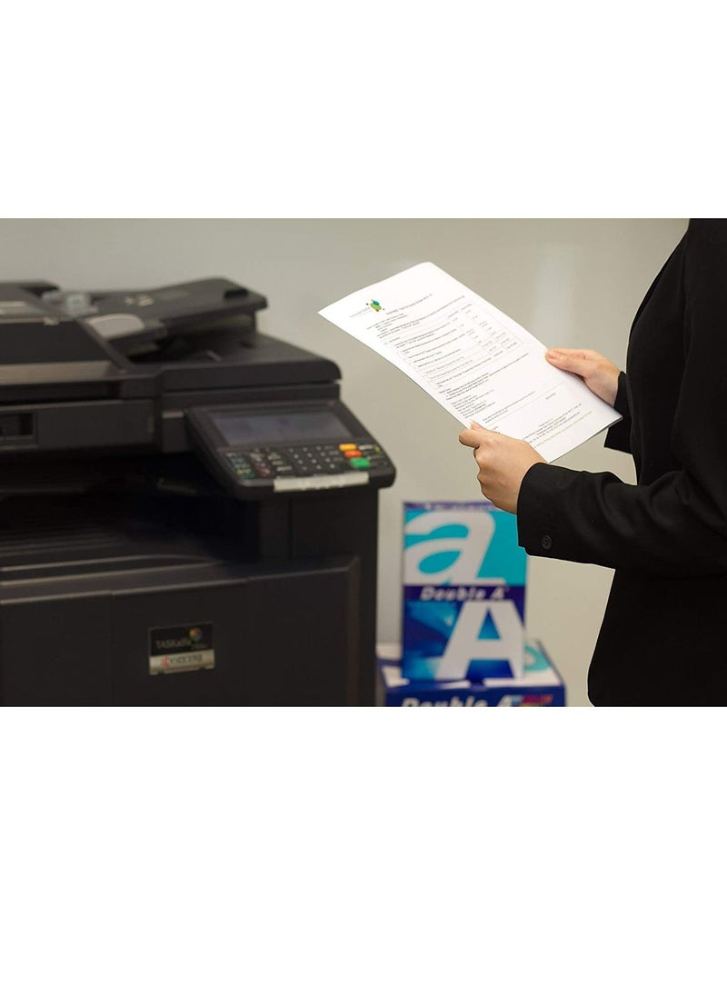 Double A - Printer Copy Paper, Size A4, GSM 80, 500 Pages Ream