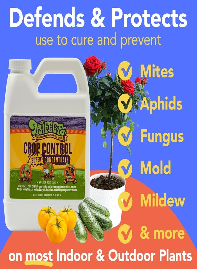 Trifecta Crop Control Super Concentrate All-in-One Natural Pesticide, Fungicide, Miticide, Insecticide, Help Defeat Spider Mites, Powdery Mildew, Botrytis, Mold, and More on Plants 4 OZ - Image 3