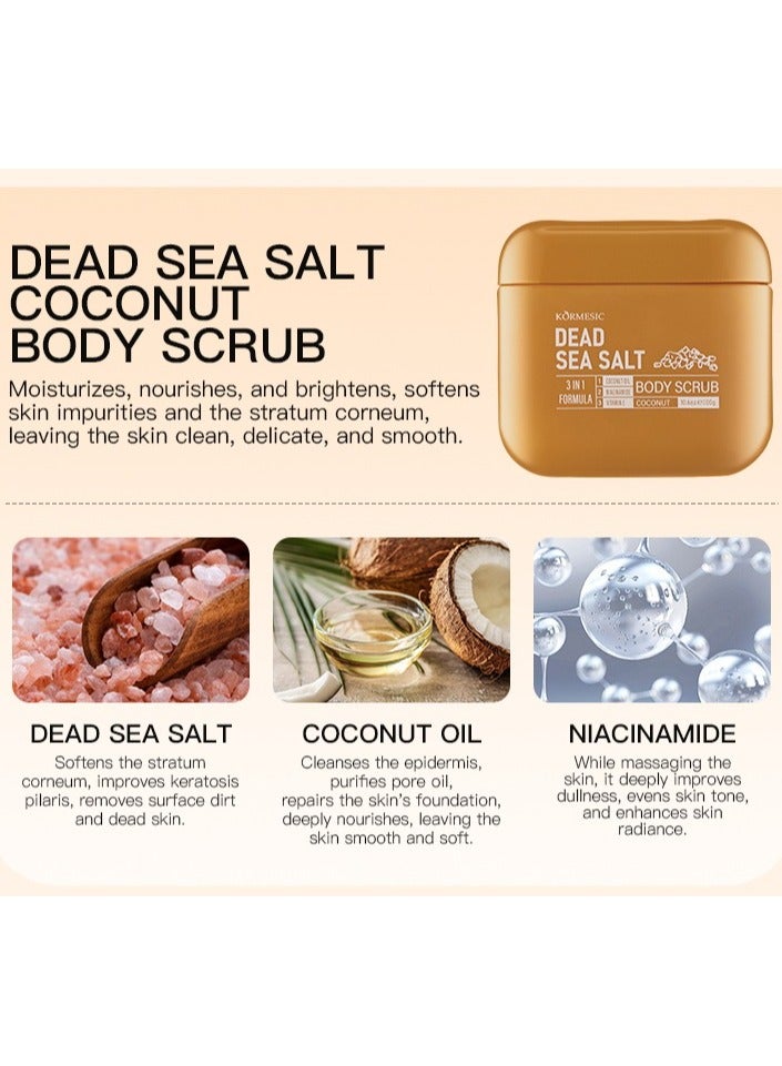 Kormesic Coconut Body Scrub - Gentle Exfoliation & Hydration - Image 2