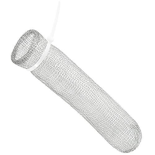 suoundey 24 Pieces Lint Traps Washing Machine Stainless Steel Lint Snare Traps Laundry Mesh Washer Hose Filter with 24 Pcs Cable Ties - Image 2
