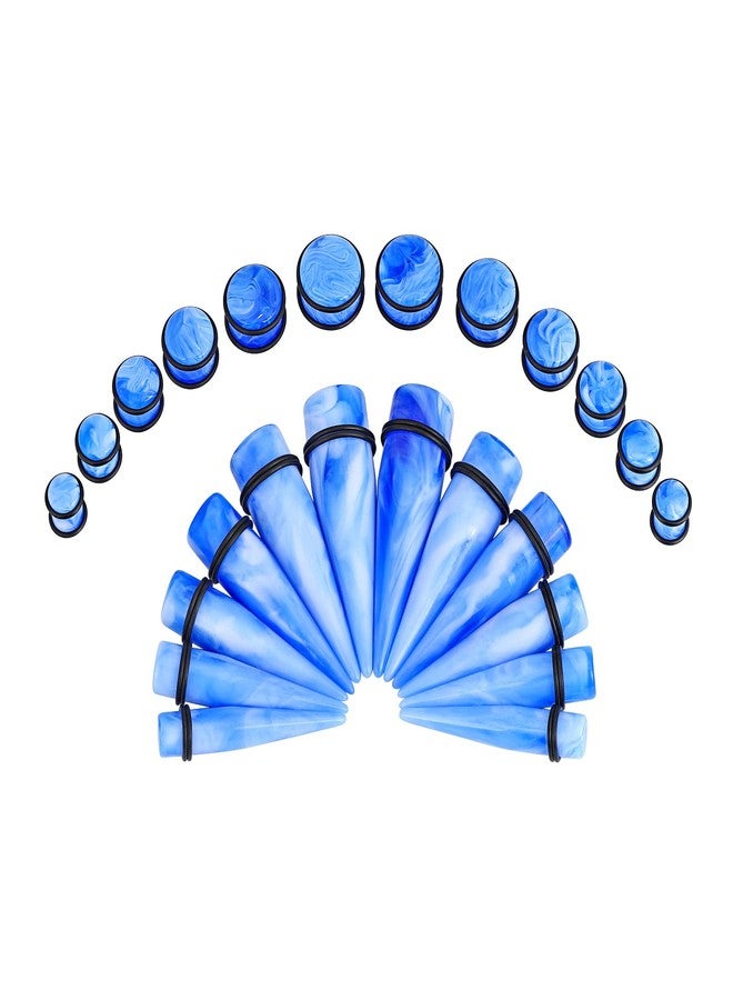 Stuppendux 24PCS 00G-13/16 10mm-20mm Acrylic Big Gauges Kit Ear Stretching Tunnels Plugs Tapers Expander - Image 1