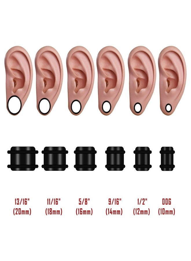 Stuppendux 24PCS 00G-13/16 10mm-20mm Acrylic Big Gauges Kit Ear Stretching Tunnels Plugs Tapers Expander - Image 5