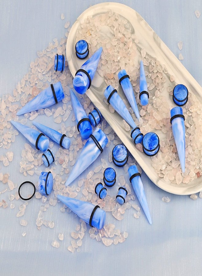 Stuppendux 24PCS 00G-13/16 10mm-20mm Acrylic Big Gauges Kit Ear Stretching Tunnels Plugs Tapers Expander - Image 3
