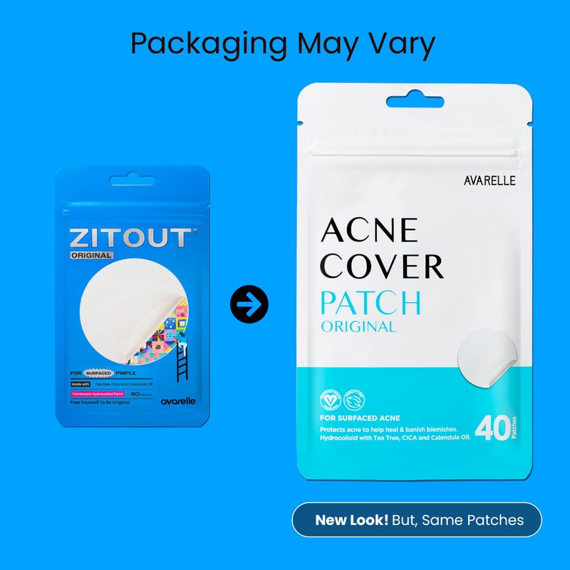 AVARELLE Acne Cover Patches, Eligible Hydrocolloid Pimple Patches for Face with Tea Tree Oil, Korean Skincare Zit Patches for Face | HSA Store Eligible Items | Vegan, Cruelty-free - Image 5