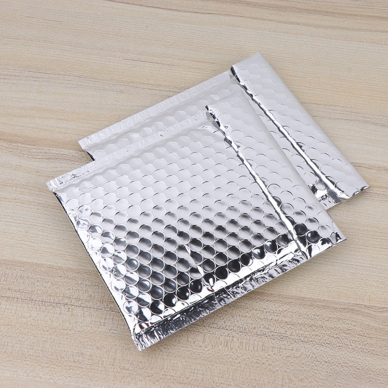 28 Pcs PET Material Aluminum Film Bubble Envelope Bag Logistics Packaging Bag Bubble Pouch ( ) - Image 2