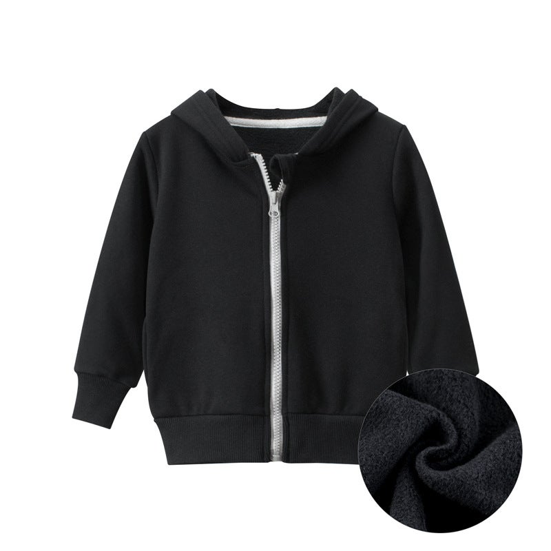 27Kids Korean Style Kidsren'S Clothing Products 2024 Kidsren'S Jacket Zipper Sweatshirt Fleece Baby Clothes Ins - Image 1