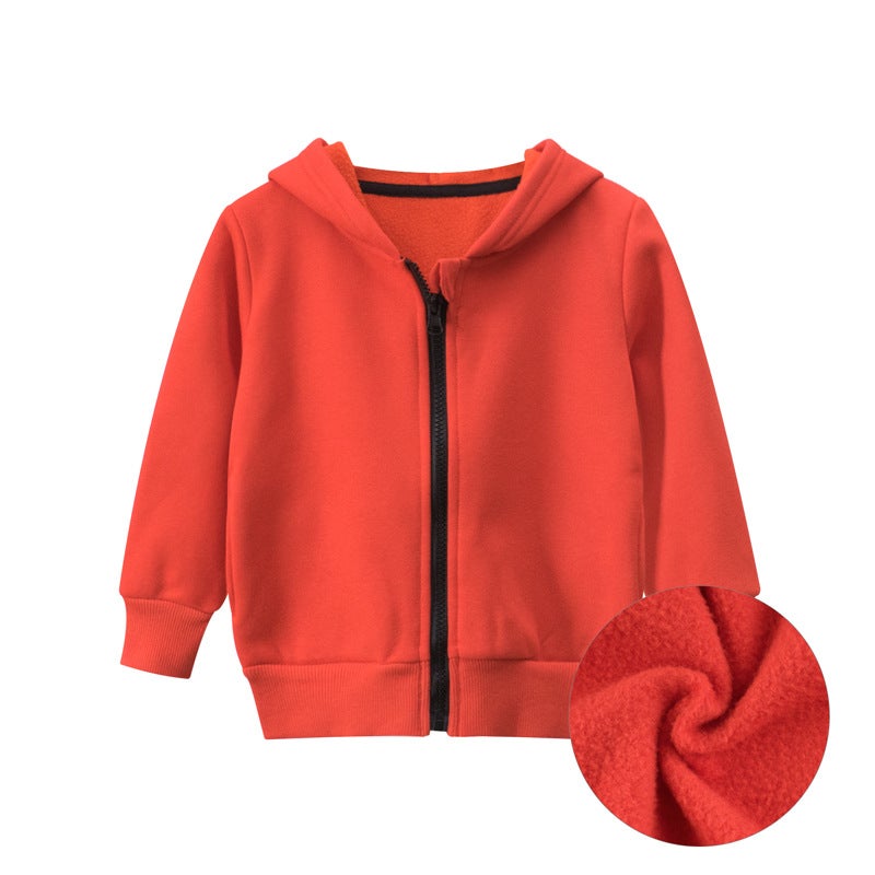 27Kids Korean Style Kidsren'S Clothing Products 2024 Kidsren'S Jacket Zipper Sweatshirt Fleece Baby Clothes Ins - Image 3