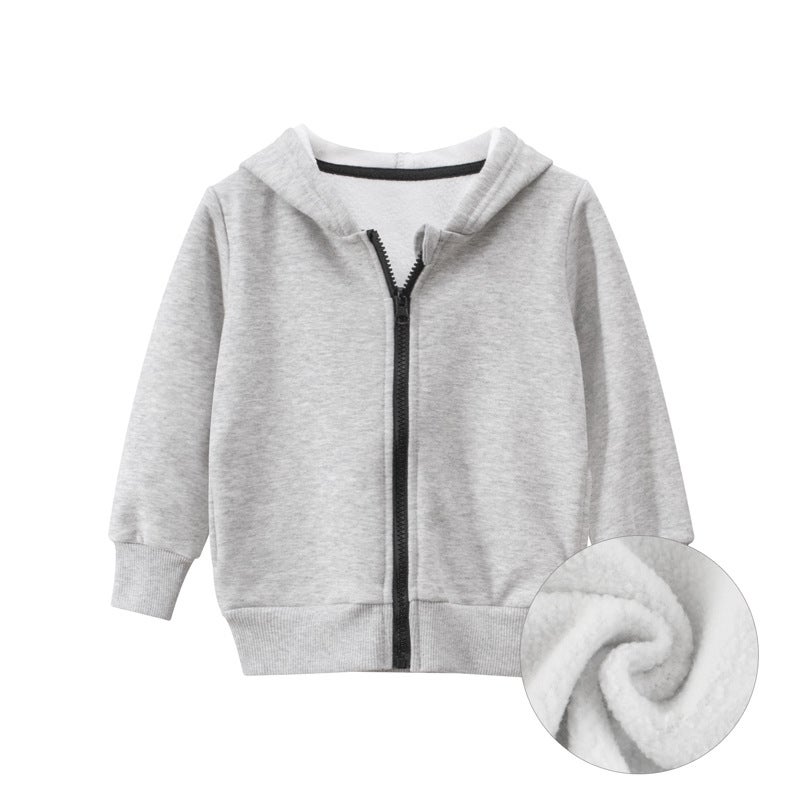 27Kids Korean Style Kidsren'S Clothing Products 2024 Kidsren'S Jacket Zipper Sweatshirt Fleece Baby Clothes Ins - Image 5
