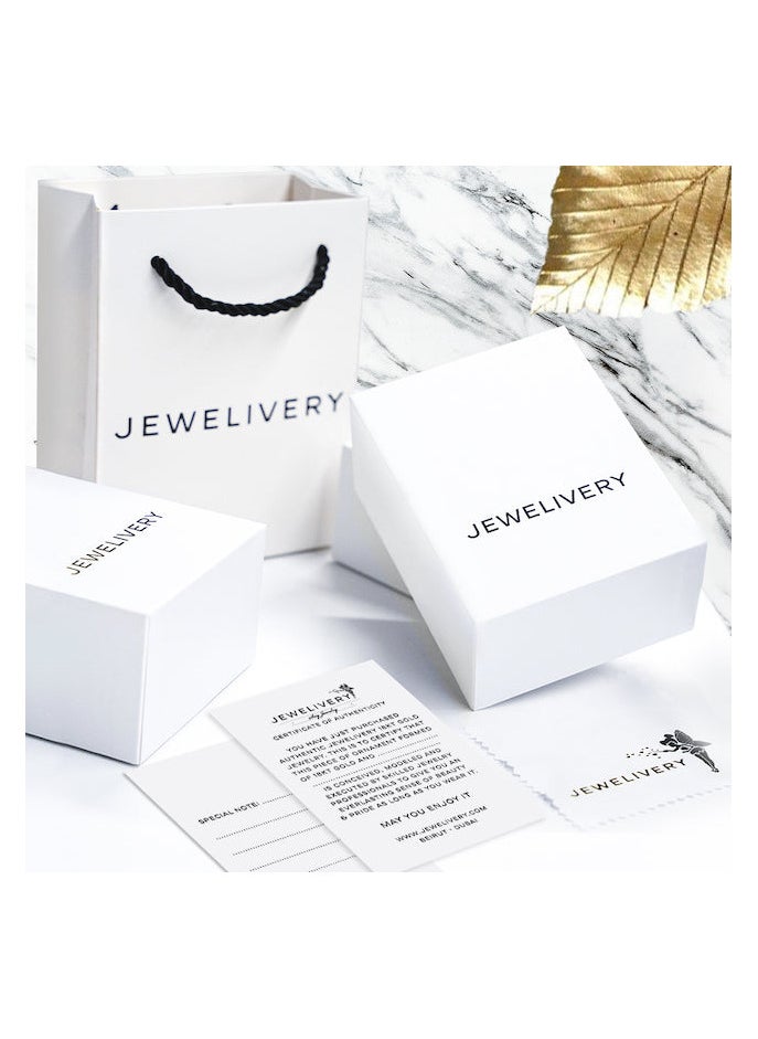 JEWELIVERY - JEWELIVERY 18Kt Gold Bracelet with 1.75cm Bar – Elegant and Stylish Design, Luxury Gold Jewelry for Everyday Wear, Adjustable Length for Perfect Fit - Image 1