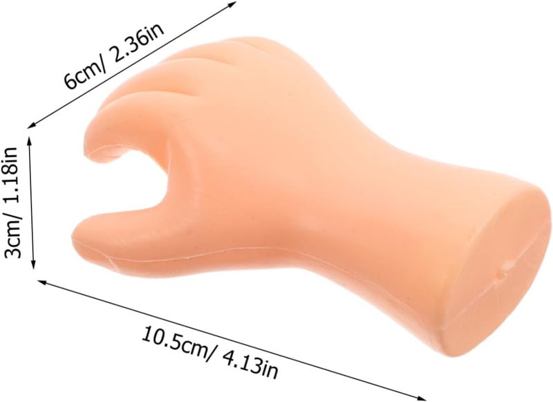 Abaodam 6pairs Plastic Hand Models for Doll Making Flexible DIY Hand Accessories for Dollhouse Miniatures - Image 2