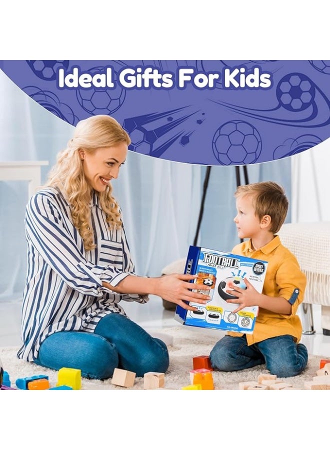 كرات كرة قدم هوفر للأطفال مع إضاءة LED ولمسة فوم آمنة – لعبة كرة قدم طافية قابلة لإعادة الشحن للاستخدام الداخلي والخارجي – هدية مثالية للأولاد من سن 6 إلى 12 سنة - Image 5