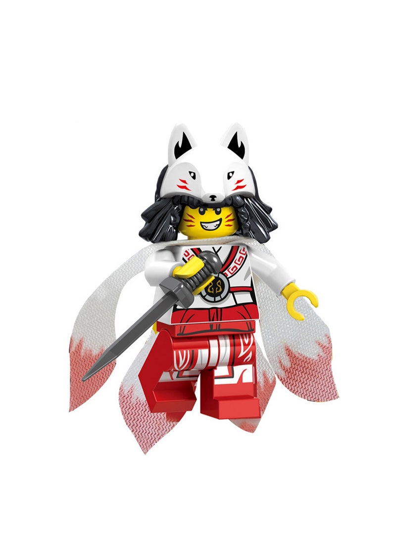 null - 7 Phantom Series Puzzle Assembling Ninja Building Blocks Minifigure Toys Boys Children Gift Bag Pack - Image 1