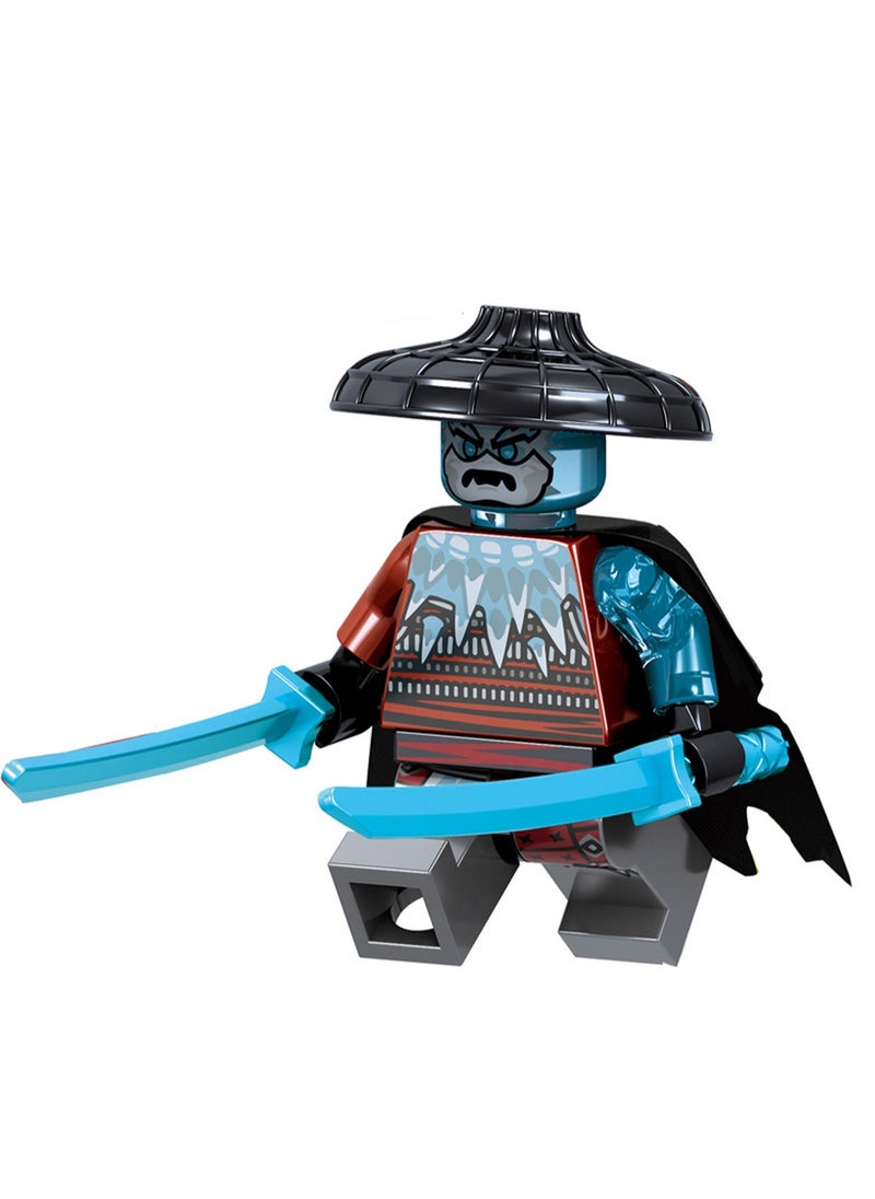 null - 7 Phantom Series Puzzle Assembling Ninja Building Blocks Minifigure Toys Boys Children Gift Bag Pack - Image 1