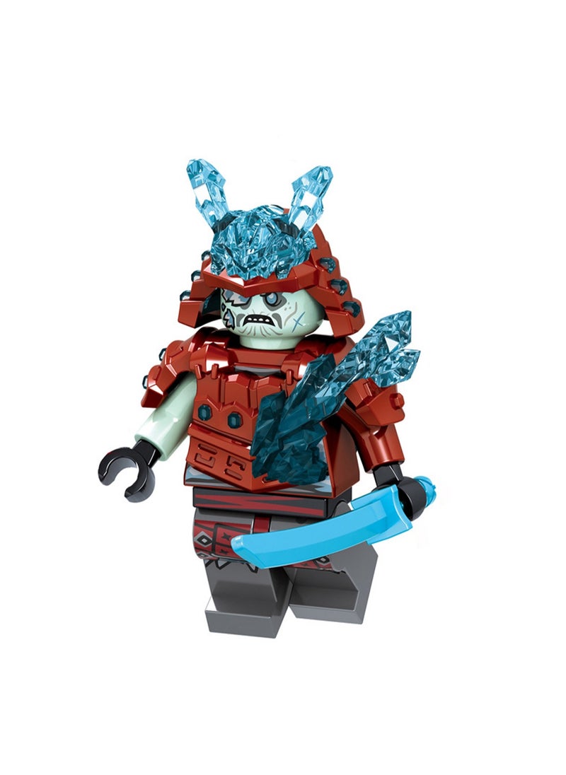 null - 7 Phantom Series Puzzle Assembling Ninja Building Blocks Minifigure Toys Boys Children Gift Bag Pack - Image 1