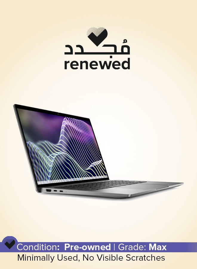DELL Renewed - Latitude 7440 Laptop With 14-Inch FHD Display,Core i7-1355U/13th Gen/10-Core/16GB RAM/512GB SSD/Intel Iris Xe Graphics/Windows 11 Pro English/Arabic Silver - Image 1