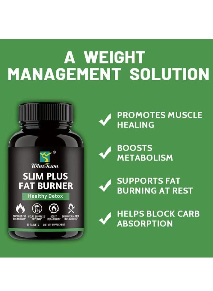 وينز تاون سليم بلس حارق الدهون سليم بلس كبسولات تنحيف صحية لحرق الدهون (بديل كم كم كم) - Image 3