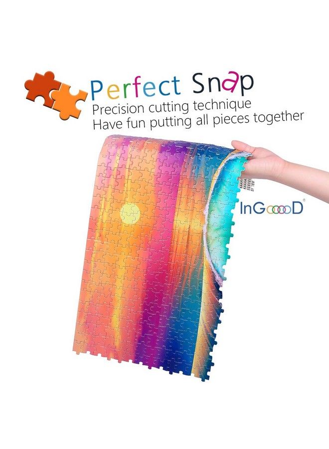 Ingooood Jigsaw Puzzles 1000 Pieces For Adult Tranquil Series Island Sunset_Ig 0550 Entertainment Wooden Puzzles Toys - Image 4