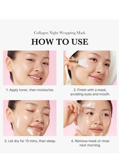 medicube Collagen Overnight Wrapping Peel Off Facial Mask Pack - Elasticity & Hydration Care, Reduces Sagging & Dullness - Hydrolyzed Collagen For Glowing Skin - Korean Skin Care, 2.53 fl.oz - pzsku/ZB89E5E93FAC51FA8C3D3Z/45/_/1739269390/cc0f18ef-92b3-44a0-9f6e-285abe6ea26b