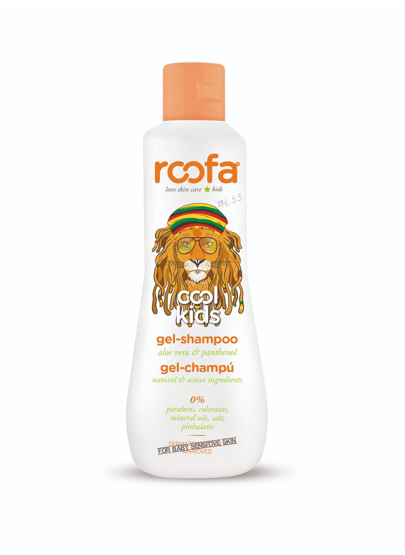 Roofa Spain - Cool Kids Natural Gel Shampoo with Aloe Vera & Panthenol 300ml - Image 1