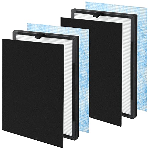 FCFMY 2 Packs Airmax 8L 3in1 Blue UltraFilter HEPA Filter Compatible with Okaysou Airmax 8L Air Purifier with H13 Grade True HEPA Replacment Filter