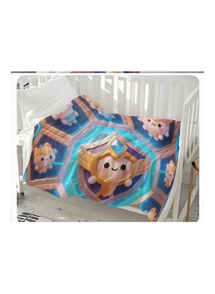 general Flannel thin blanket (warm and comfortable, suitable for sleep, gaming, dust removal and sandproof) 150cm*200cm - 505 - Image 3