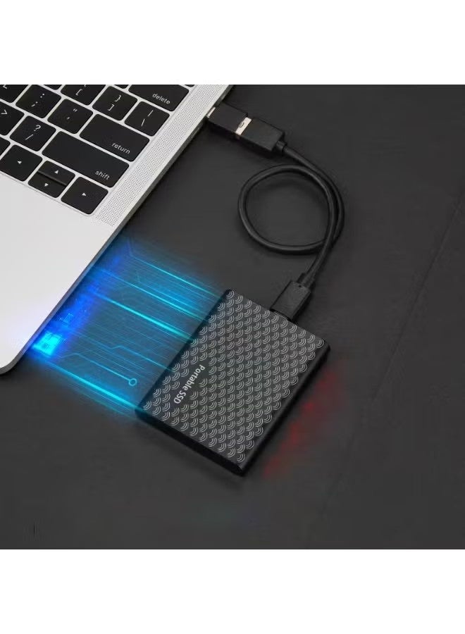 محرك أقراص صلبة خارجي محمول سعة 16 تيرابايت، واجهة USB3.1 عالية السرعة بنوع Type-C، قرص تخزين معدني صغير مقاوم للصدمات والماء، متوافق مع ويندوز وماك وأندرويد للحواسيب المحمولة والهواتف وتحرير الفيديو والألعاب والنسخ الاحتياطي - Image 1