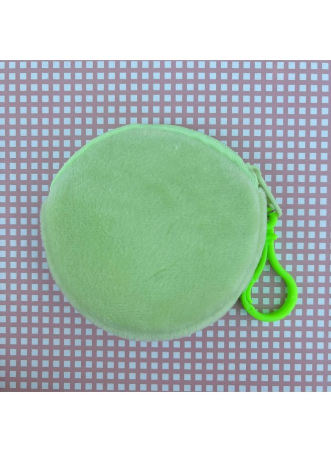 Casual Candy-colored Short Plush Kidsren's Adult Coin Purse Pendant Colorfulful Small Coin Bag Candy Gift Bag Storage