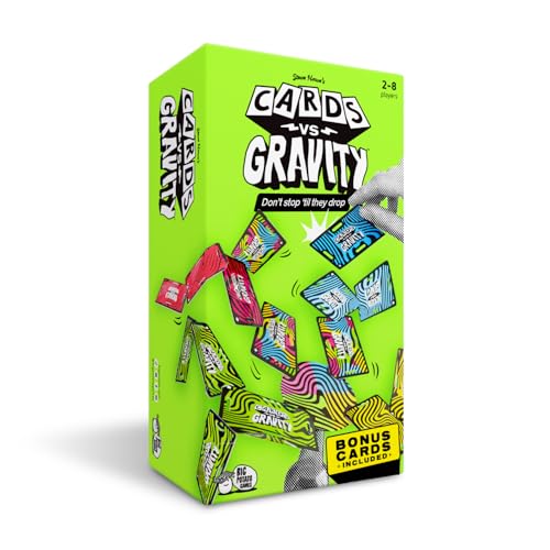 Big Potato Cards vs Gravity Pro Ultimate Stacking Balancing Travel Game Waterproof Card Game for Camping Vacations Family Fun 28 Players - Image 1