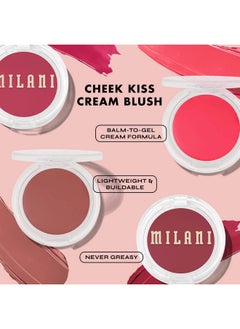 MILANI Milani Cheek Kiss Cream Blush- Cream to Gel Blush for Cheek and Lip Tint  - Image 3