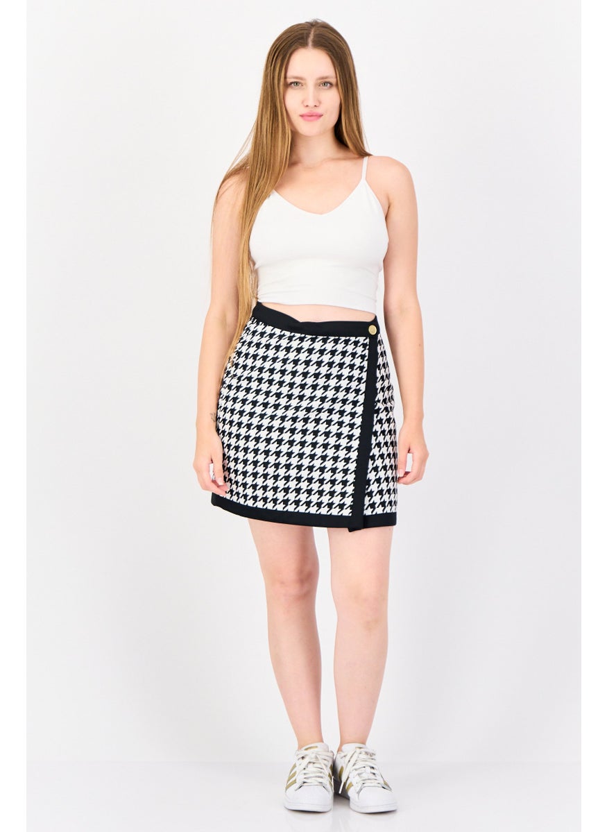 adidas Originals Women Sportswear Fit Outdoor Mini Skirt, Multicolor  - Image 4