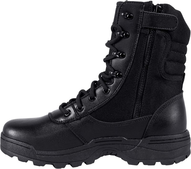 RIELD Men's Military Tactical Work Boots Side Zipper Jungle Army Combat Boots - Image 1