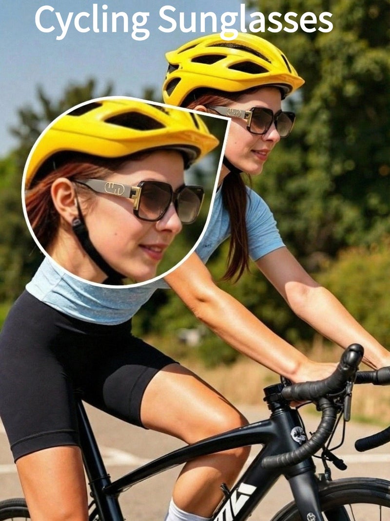 فيندي نظارات شمسية مربعة ذات إطار عتيق نسائية من FENDI ذات عدسات رمادية - Image 2