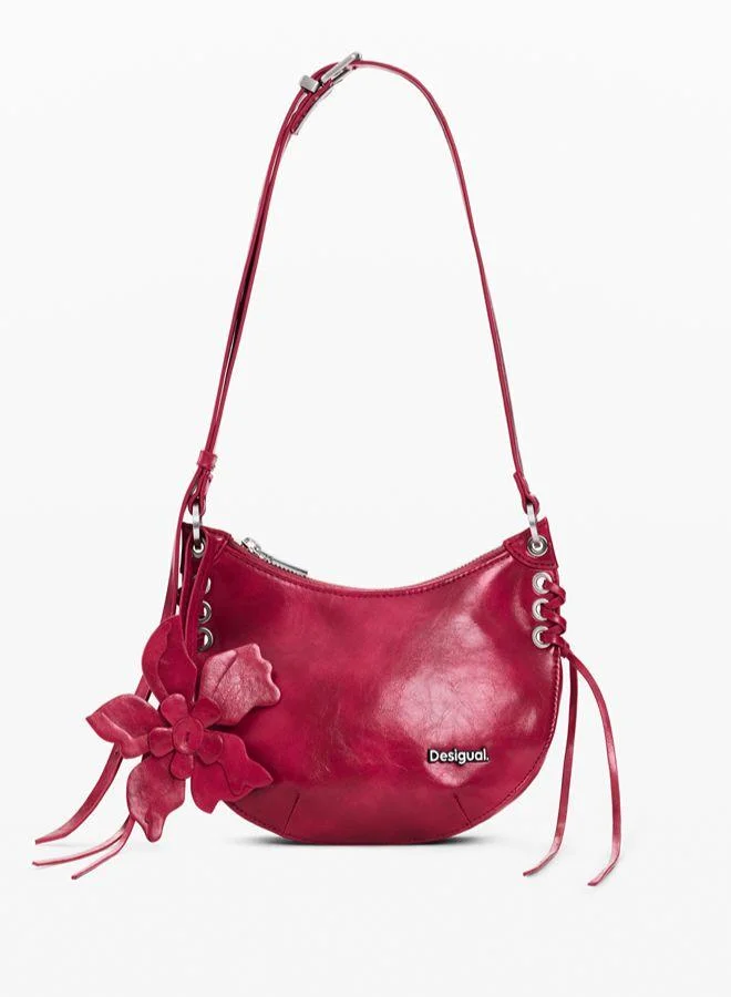 Crossbody wallet flower