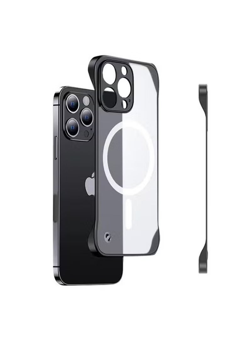 X-level Slim Case for iPhone 16 Pro Max Compatible with MagSafe, Ultra Thin Frameless Case Accessories with Mag Safe Wireless Charging, Anti-Yellow Shockproof Magnetic Cover for iPhone 16 Pro Max  - Image 1