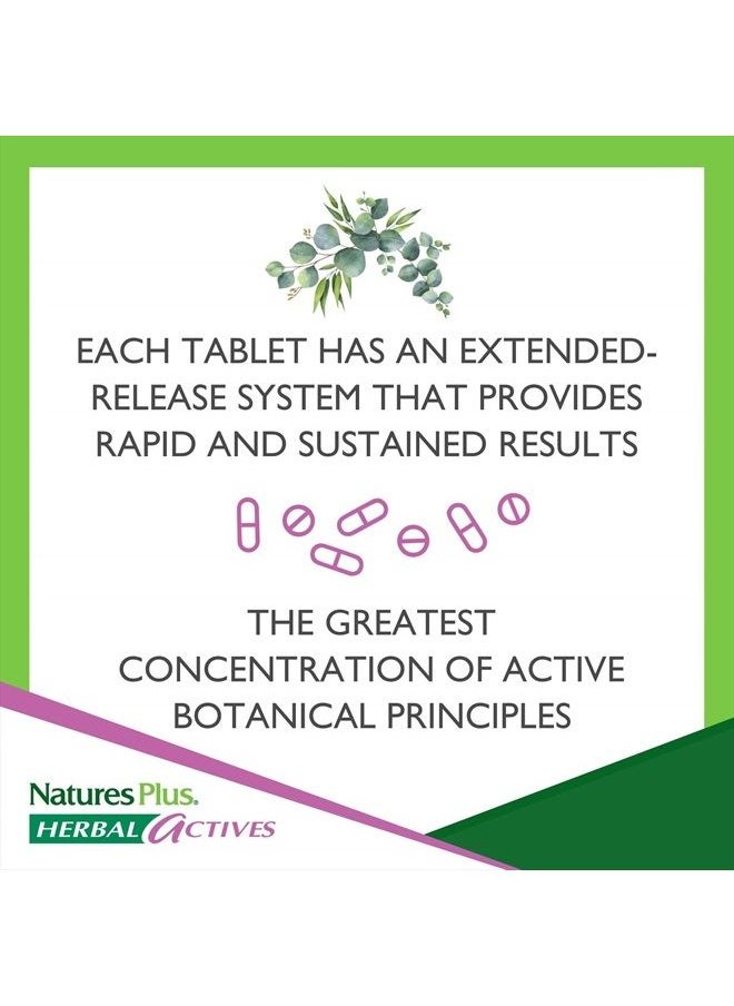 Nature's Plus - NaturesPlus Herbal Actives Chinese Green Tea, Extended Release - 750 mg - Overall Well-Being - 30 Vegetarian Tablets (30 Servings) - Image 1