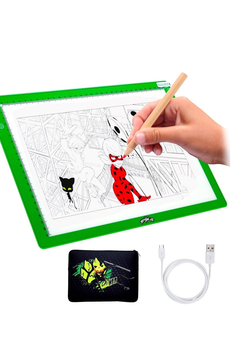 ميراكيولس لوحة إضاءة LED وحقيبة CAT NOIR