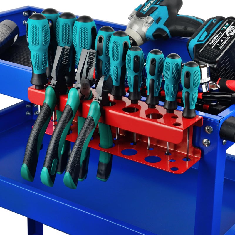 Ulibermagnet Magnetic Screwdriver Holder Heavy Duty Pliers Metal Organizer Rack Wall Mount Garage Organizer For Screwdriver  Plier  Shears Tools Holder Rack For Garage Tool Cart Pegboards Workbench - Image 1