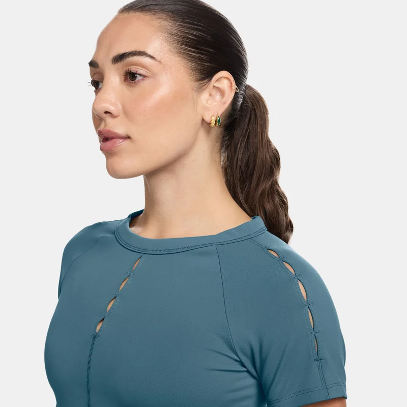 Nike Green Women's One Dri-FIT Crop Top for Women | Best Price UAE